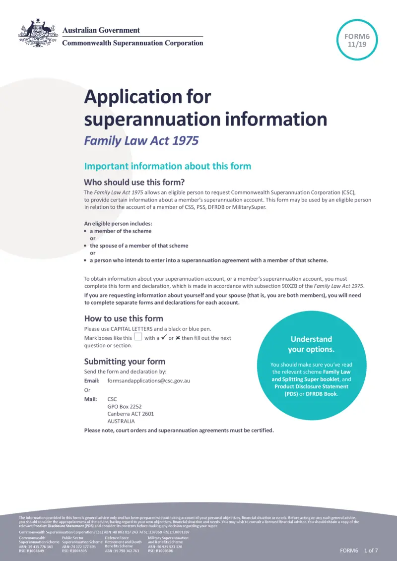 application-superannuation-information-form